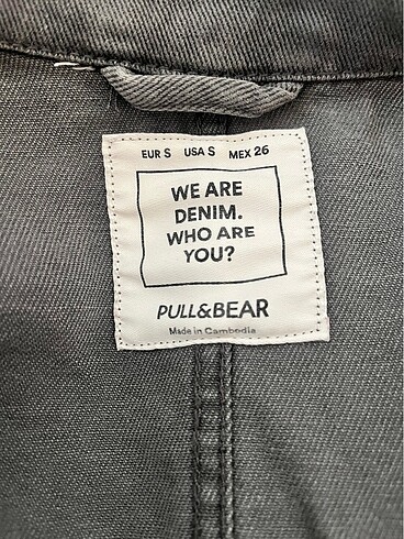 36 Beden Pull&Bear kot ceket