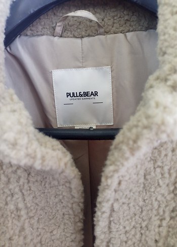 Pull and Bear Pull Bear Ekru Pelus Ceket