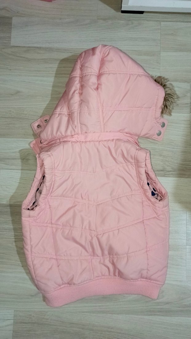 Kız Çocuk Koton öp Pembe Şişme yelek - Görsel 4