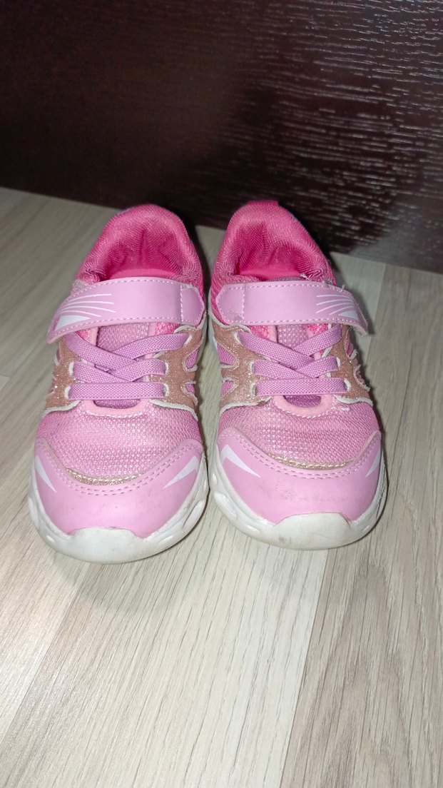 Kız Çocuk Vicco Pembe Cırtcırtlı Spor Ayakkabı - Görsel 2