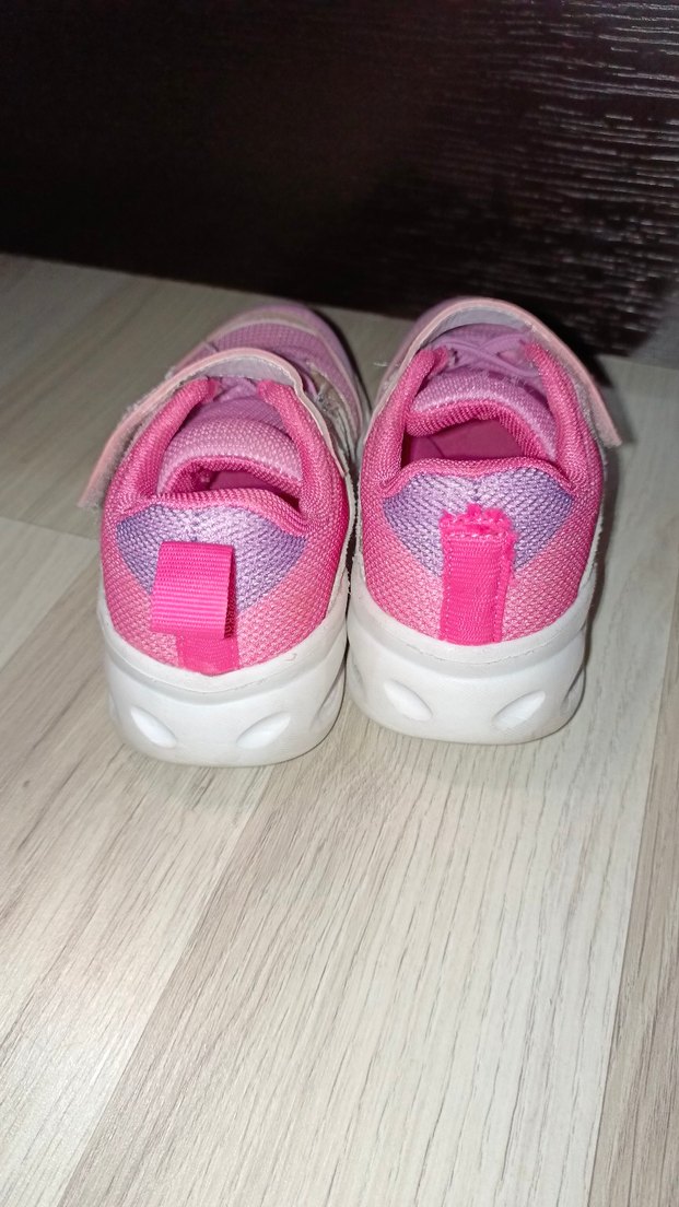 Kız Çocuk Vicco Pembe Cırtcırtlı Spor Ayakkabı - Görsel 3