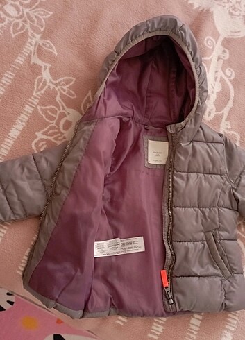4 Yaş Beden gri Renk Mango 4-5 yaş kız çocuk mont.