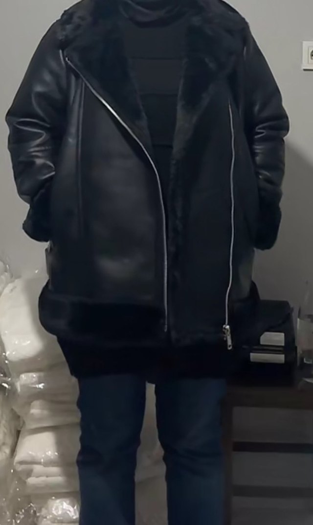 Kahverengi Süet Kürklü Midi Kadın Kışlık Ceket - Görsel 2