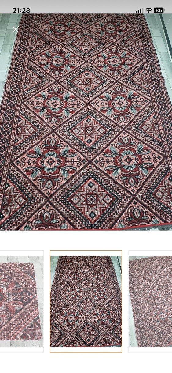 Uşak Dokuma Kilim (180 cm x 280 cm) - Görsel 2