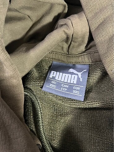 13-14 Yaş Beden yeşil Renk Puma sweatshirt
