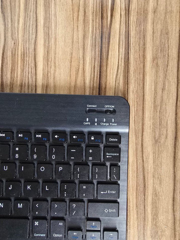 Kompakt Siyah Kablosuz Klavye - Görsel 2