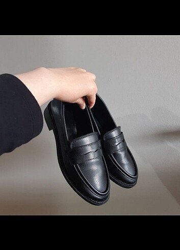 Zara model loafer ayakkabı