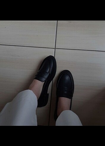 36 Beden Zara model loafer ayakkabı