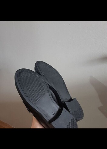 36 Beden siyah Renk Zara model loafer ayakkabı