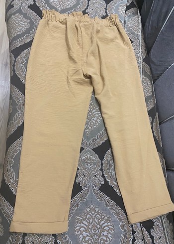 l Beden camel Renk L beden yazlık pantolon temiz sorunsuz