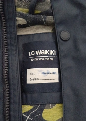 Erkek Çocuk Lacivert Düğmeli Yağmurluk - Görsel 3