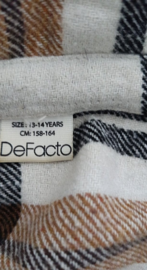 Düğmeli Ekose Desenli erkek çocuk Gömlek - Görsel 3