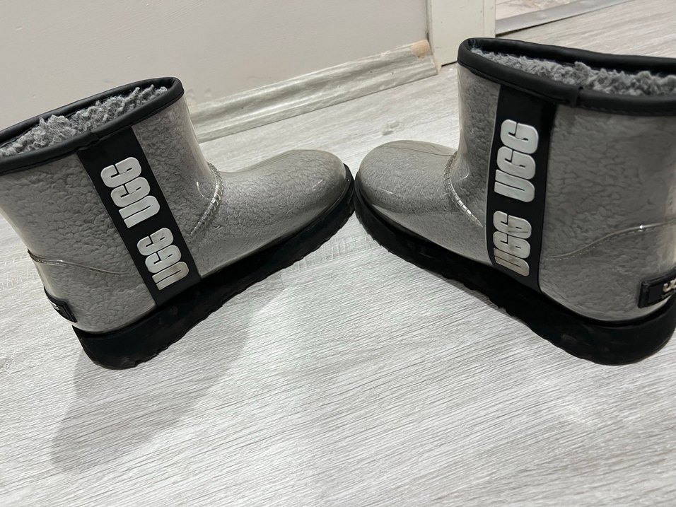 UGG Gri Yüksek Topuklu Kadın Bot - Görsel 4