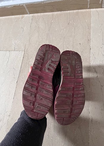 Kız Çocuk Renkli Velcro Spor Ayakkabı - Görsel 3