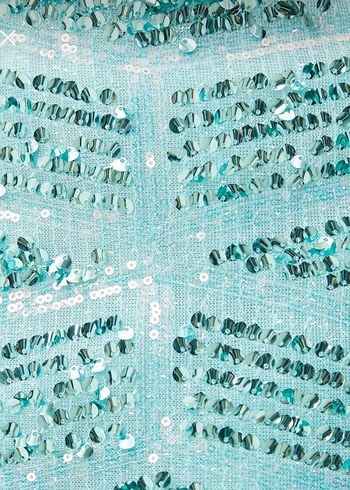 Payetli Astarlı Mini Elbise - Görsel 6