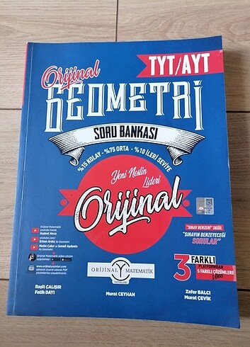 TYT AYT GEOMETRİ ORİJİNAL SORU BANKASI