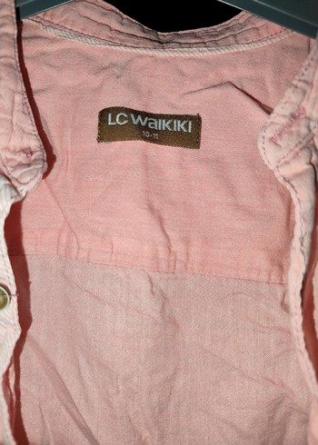 erkekÇocuk Pembe Keten Düğmeli Kolsuz Gömlek - Görsel 2