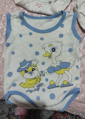 Bebek Erkek Nakışlı Kolsuz Çıtçıtlı Body - Görsel 2