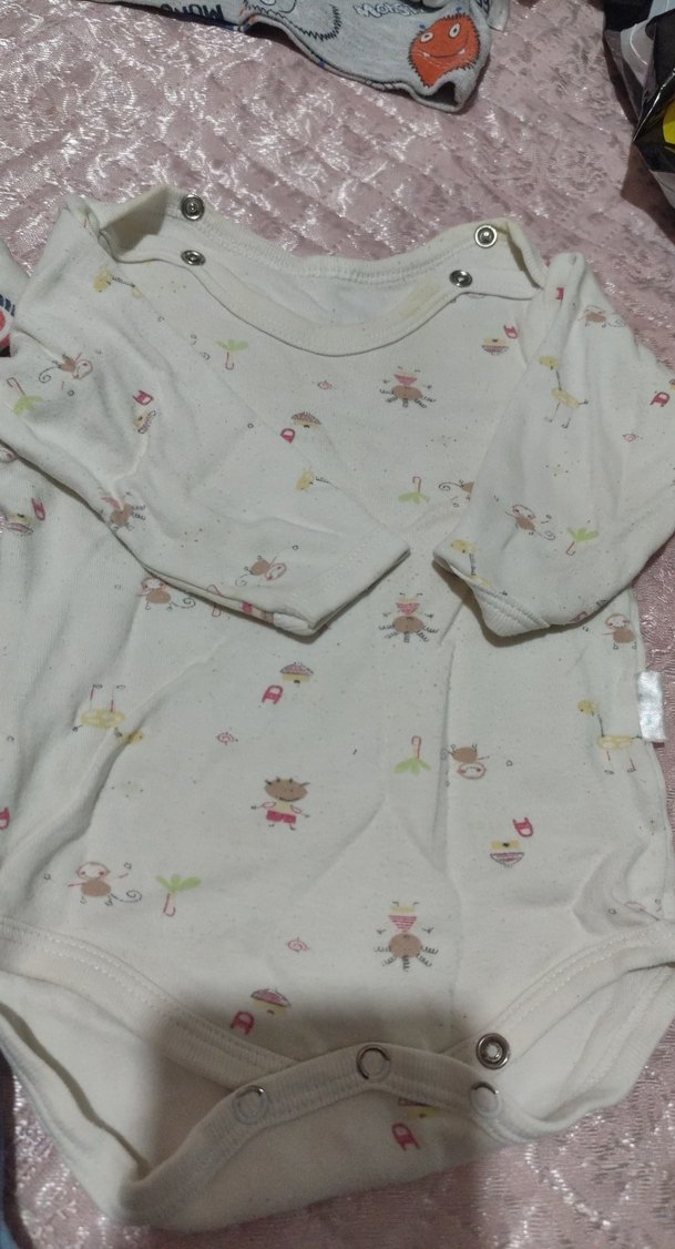 Bebek Erkek Nakışlı Kolsuz Çıtçıtlı Body - Görsel 4