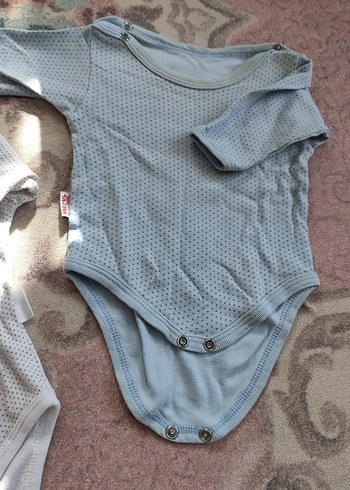 Bebek Çıtçıtlı Kısa Kollu Body - Görsel 3