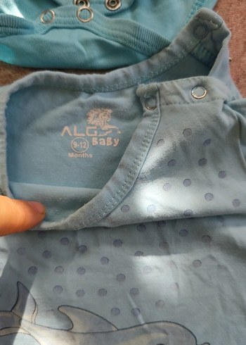 Mavi Erkek Bebek Kısa Kollu Body - Görsel 3