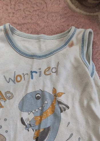 Gri Bebek Çıtçıtlı Kolsuz Body - Görsel 3