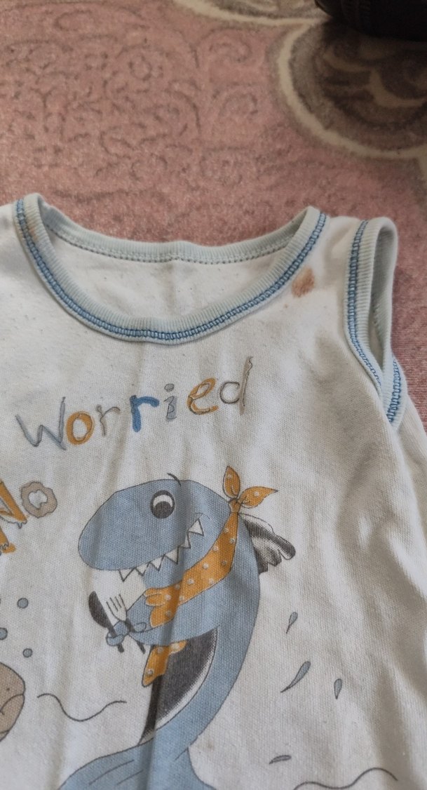 Gri Bebek Çıtçıtlı Kolsuz Body - Görsel 3