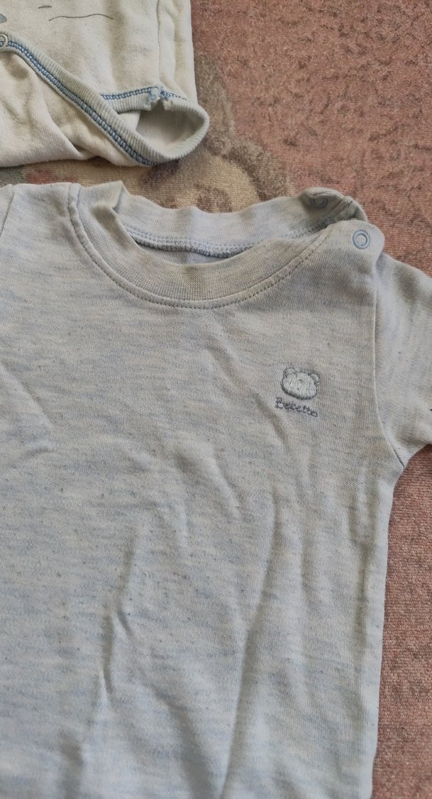 Gri Bebek Çıtçıtlı Kolsuz Body - Görsel 2