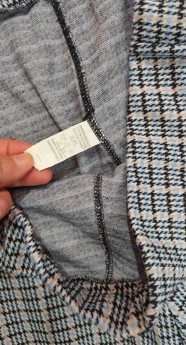 Gri Kadın Pilili Kumaş Pantolon - Görsel 3