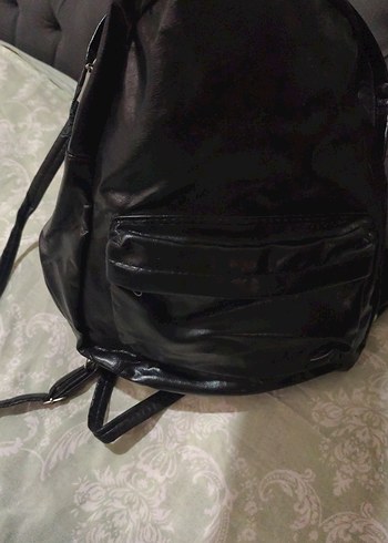 U.S Polo Assn. Sik Siyah Deri Sirt Cantasi