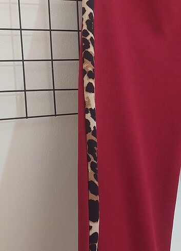 Defacto leopar detaylı pantolon