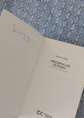 Hiroşima'lar Olmasın - Oktay Akbal - Görsel 3