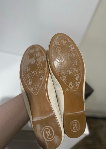 Bej Modern Klasik Kadın babet - Görsel 4