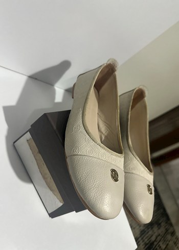 Bej Modern Klasik Kadın babet - Görsel 6