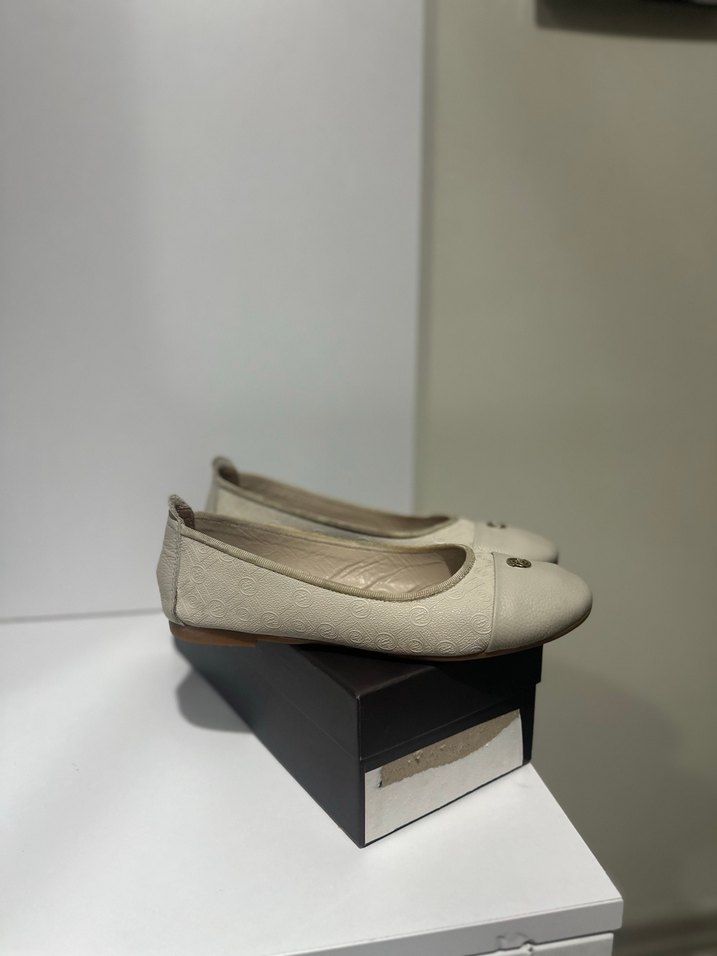 Bej Modern Klasik Kadın babet - Görsel 5