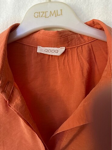 Kadın turuncu gömlek - Görsel 5