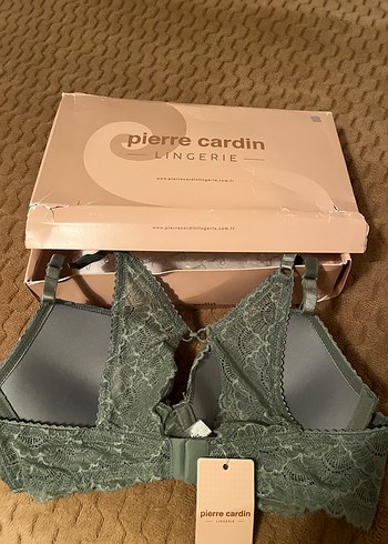 Pierre Cardin Bohem Gri Dantelli Sütyen - Görsel 2