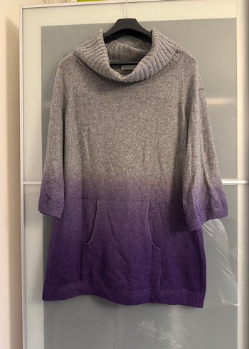 Silk & Cashmere Saf Kaşmir Tunik Üst Kazak