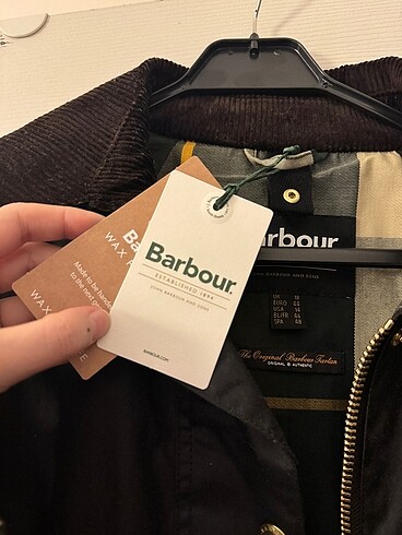 44 Beden Barbour Modern Beadnell Yağlı Ceket