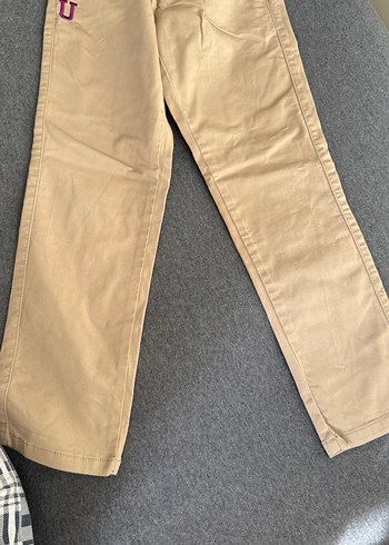 Uğur okulları Bej Regular Fit Erkek Keten Pantolon - Görsel 3