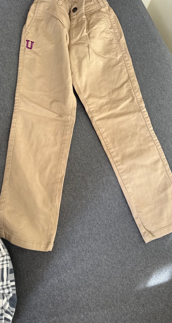 Uğur okulları Bej Regular Fit Erkek Keten Pantolon - Görsel 3