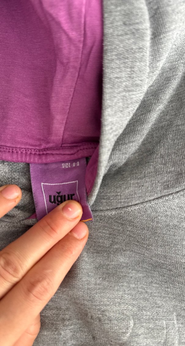 Uğur okulları Gri Kapüşonlu Kız Sweatshirt - Görsel 5