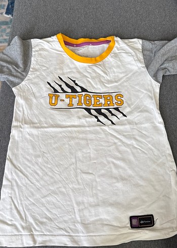 Uğur okulları Baskılı Beyaz Gri Çocuk Atlet - Görsel 2