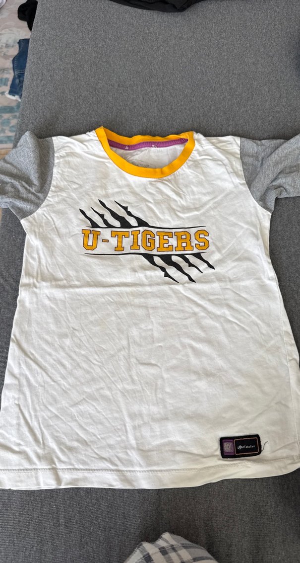 Uğur okulları Baskılı Beyaz Gri Çocuk Atlet - Görsel 2