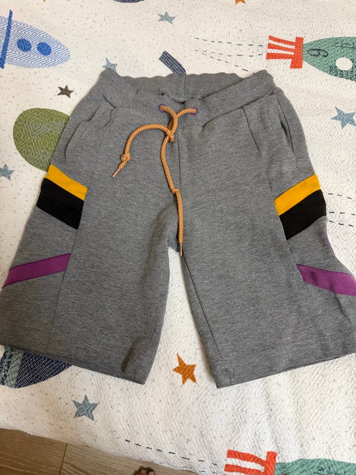 Uğur okulları Gri Erkek Mini Spor Rahat Şort erkek çocuk - Görsel 2