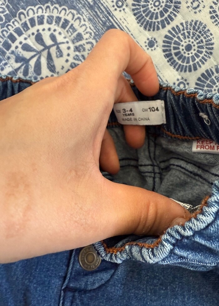 Zara çocuk kot pantolon - Görsel 5