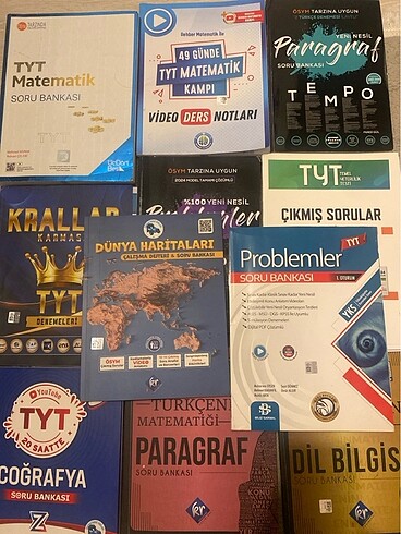 Tyt deneme ve soru kitaplari