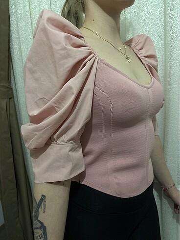 Zara Bluz Pembe