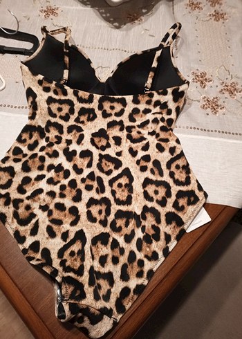 Leopar Desenli Mini Mayo 36 beden ki - Görsel 2