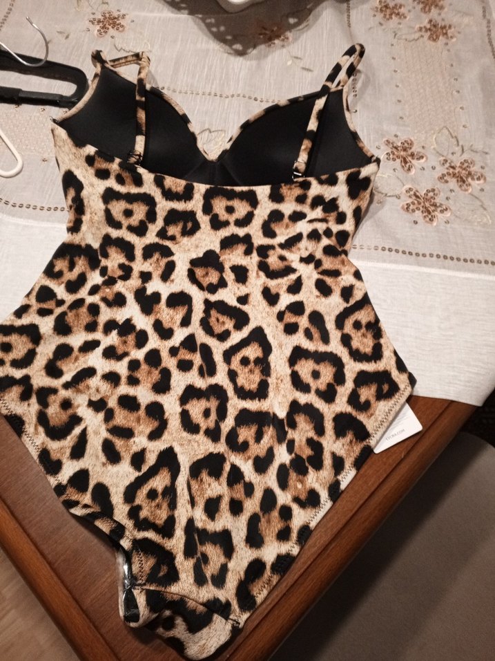 Leopar Desenli Mini Mayo 36 beden ki - Görsel 2